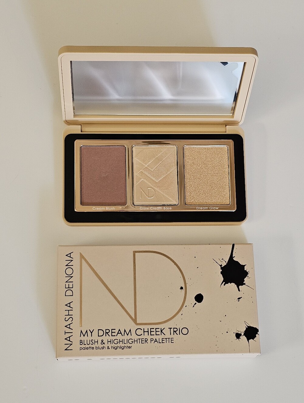 Natasha Denona My Dream Cheek Trio Blush & Highlighter Palette cosmetics makeup